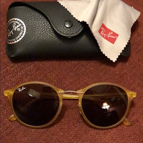 ray ban sunglasses yellow frame
